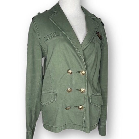 𝅺Cabi 326 Womens Small S Military Sergeant Flight Double Breasted Utility Jacket - Picture 9 of 11